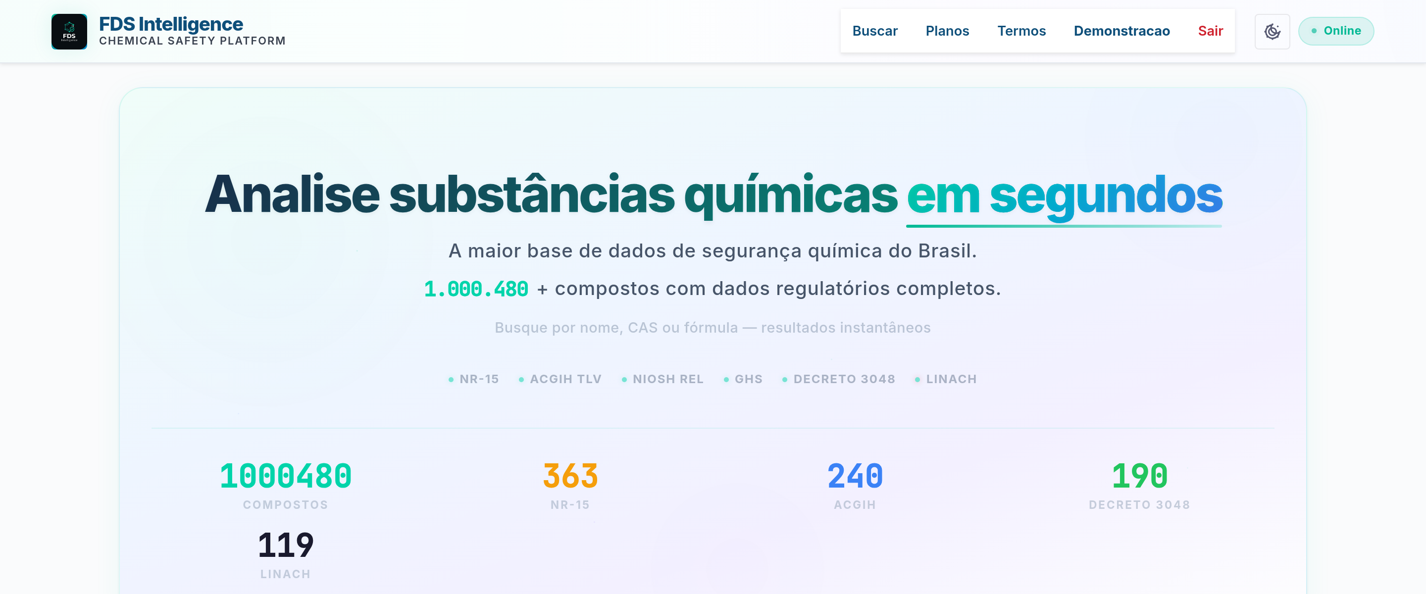 tela do sistema
